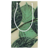 クリー葉ムの背景のとブランチ スモールペーパーバッグ (正面)