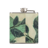 クリー葉ムの背景のとブランチ フラスク (裏面)