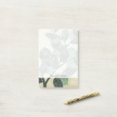 クリー葉ムの背景のとブランチ ポストイット (デスク上)