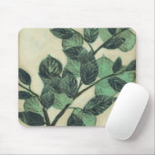 クリー葉ムの背景のとブランチ マウスパッド (マウス)
