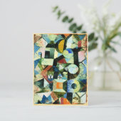 クリー語-黄半月の作文 シーズンポストカード (スタンド正面)