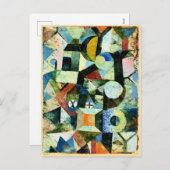 クリー語-黄半月の作文 シーズンポストカード (正面/裏面)