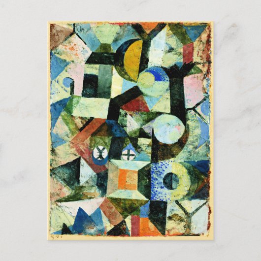 クリー語-黄半月の作文 シーズンポストカード (正面)