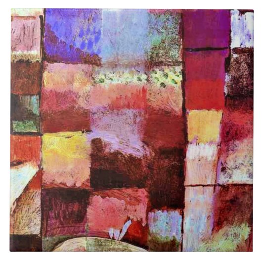 クリー – この花は色あせたい タイル (正面)