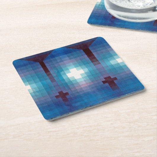 クリー・スリーの墓 スクエアペーパーコースター (アングル)