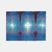 クリー・スリーの墓 フリースブランケット (正面(横))