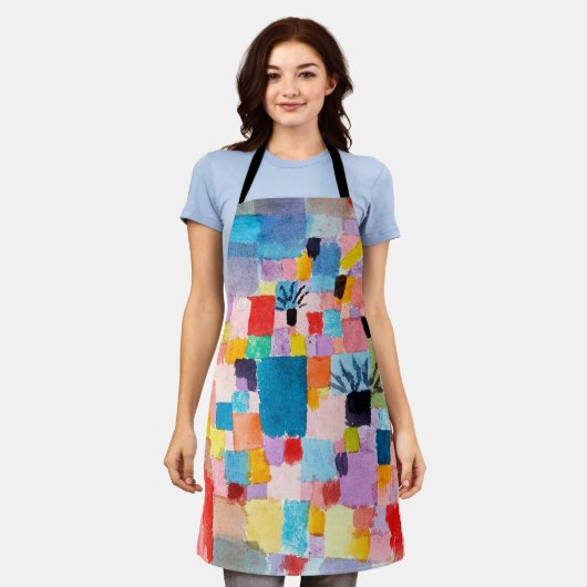 クリー・チュニジアガーデン エプロン (着用した状態)