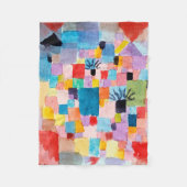 クリー・チュニジアガーデン フリースブランケット (正面)