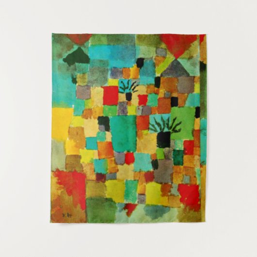 クリー – チュニジア南部庭園 タペストリー (正面)