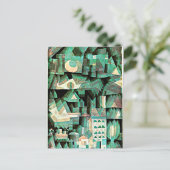 クリー – ドリームシティ、抽象芸術アート ポストカード (スタンド正面)