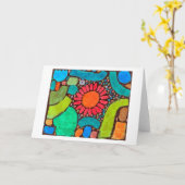 クリー·フラワー·イン·ザ·バレー カード (黄色い花)