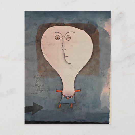 クリー – 女の子の恐怖 ポストカード (正面)