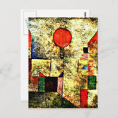 クリー – 赤いバルーン ポストカード (正面/裏面)