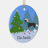 クリ中国のス飾トの木だ セラミックオーナメント (右)