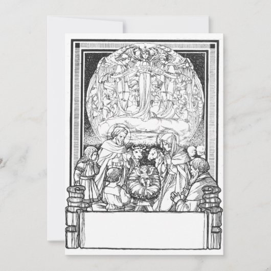 クリ伝統的スマスカード シーズンカード (正面)