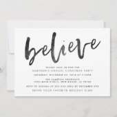 クリ信じスマスパーティの招待状 招待状 (正面)