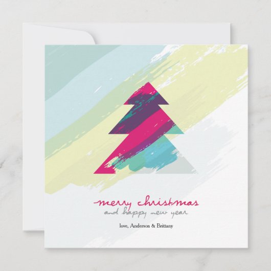 クリ芸術的スマスカード シーズンカード (正面)