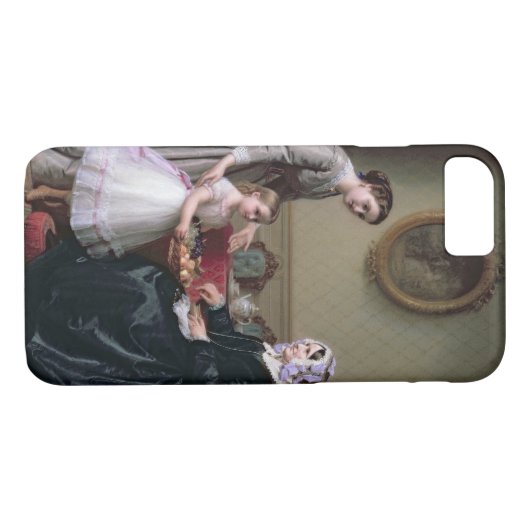 「クリ」ウィンブルドンの祖母のインテリア Case-Mate iPhoneケース (裏面(横))