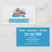 クルおもしろいーズシップトラベルファン 名刺 (正面/裏面)