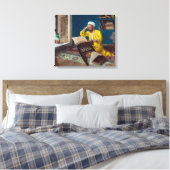 クルアーンとイスラム神学者 | Osman Hamdi Bey | キャンバスプリント (インサイチュ (寝室))