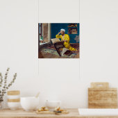 クルアーンとイスラム神学者 | Osman Hamdi Bey | ポスター (キッチン)