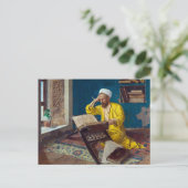 クルアーンとイスラム神学者 | Osman Hamdi Bey | ポストカード (スタンド正面)