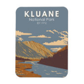 クルアーン国立公園スティルブルックカナダ旅行アート マグネット (縦)