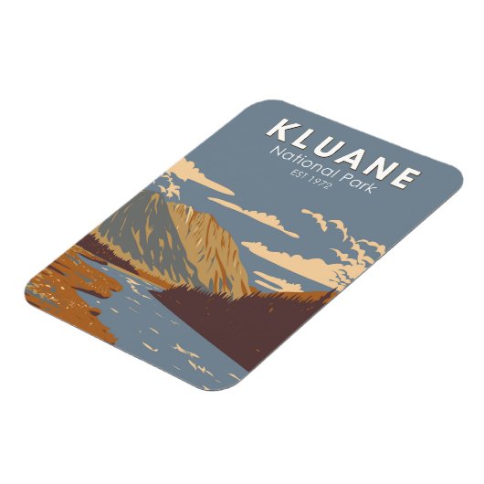 クルアーン国立公園スティルブルックカナダ旅行アート マグネット (左側)