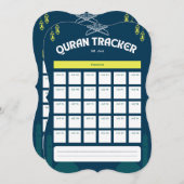 クルアーン・トラッカー全30 JUZ ノートカード (正面/裏面)