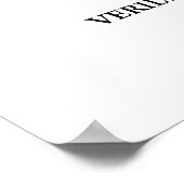 クルアーン |書道インスパイアの詩/引用文。 ポスター (角)