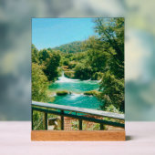 クルカの滝 – クルカ国立公園 – クロアチア アクリルサイン (ニュートラル)