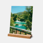 クルカの滝 – クルカ国立公園 – クロアチア アクリルサイン (傾斜)