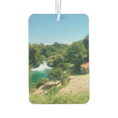 クルカの滝 – クルカ国立公園 – クロアチア カーエアーフレッシュナー (裏面)