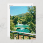 クルカの滝 – クルカ国立公園 – クロアチア シーズンポストカード (正面/裏面)