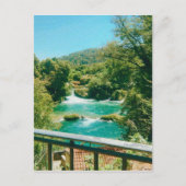 クルカの滝 – クルカ国立公園 – クロアチア シーズンポストカード (正面)