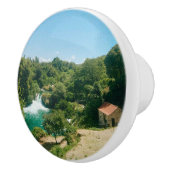 クルカの滝 – クルカ国立公園 – クロアチア セラミックノブ (右)