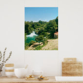 クルカの滝 – クルカ国立公園 – クロアチア ポスター (キッチン)