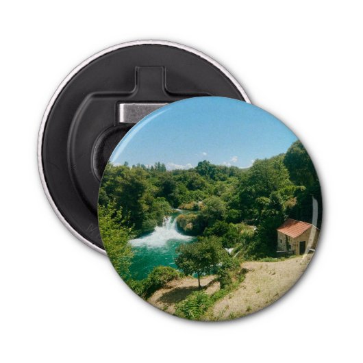 クルカの滝 – クルカ国立公園 – クロアチア 栓抜き (正面)