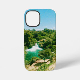 クルカの滝、クロアチアのクルカ国立公園 iPhone 12 MINIケース