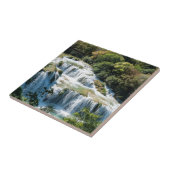 クルカ国立公園の滝 – ダルマティア，クロアチア タイル (側面)