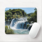 クルカ国立公園の滝 – ダルマティア,クロアチア マウスパッド (マウス)