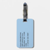 クルカ国立公園の滝 – ダルマティア,クロアチア ラゲッジタグ (裏面縦)