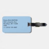 クルカ国立公園の滝 – ダルマティア,クロアチア ラゲッジタグ (裏面横)