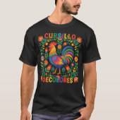 クルシジョ・デ・コローレス スペイン民芸風ロースター Tシャツ (正面)