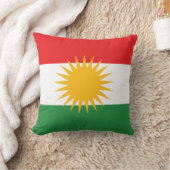 クルジスタンの旗 クッション (ブランケット)