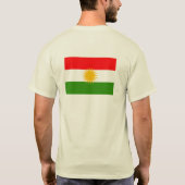 クルジスタンの旗 Tシャツ (裏面)