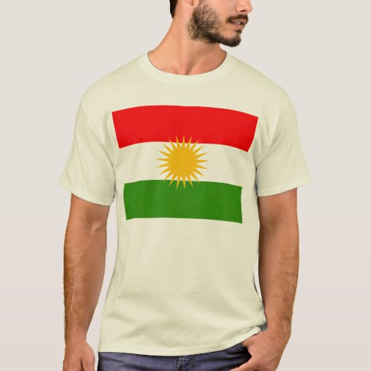 クルジスタンの旗 Tシャツ (正面)