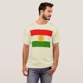クルジスタンの旗 Tシャツ (正面フル)