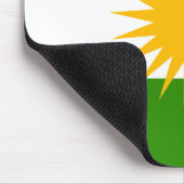 クルジスタンの高品質な旗 マウスパッド (コーナー)