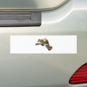 クルジスタン文化 バンパーステッカー (車上)